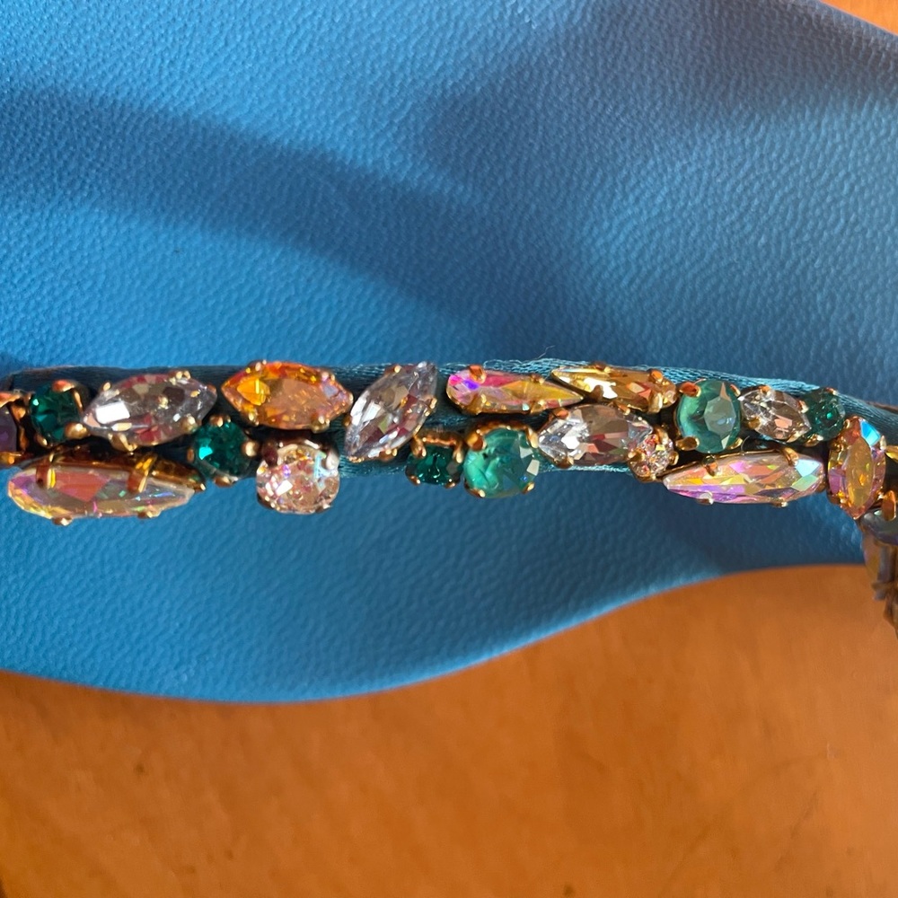 Rene Caovilla Crystal Thong Sandals - Picture 6 of 14